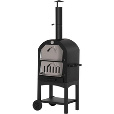 OutSunny 2-in-1 Pizza Oven with Wheels