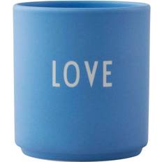 Design Letters Favorite Love Sky Blue Krus 25cl