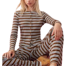 Collusion Ribbed Stripe Cardigan Co-Ord - Multi Striped
