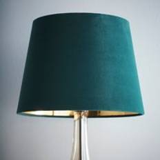 K LIVING Velvet Empire for Ceiling and Table Lamp 10 Inch Green One Size Shade