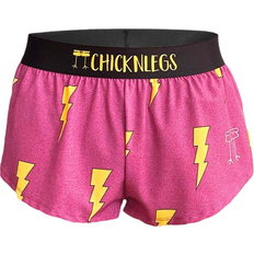 Chicknlegs Women's Split Shorts 1.5" - Pink Bolts