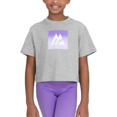 Montirex Girls Glow Cotton T-Shirt - Grey/Purple