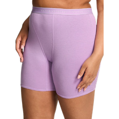 Victoria's Secret Cotton Logo High Waist Boxer Brief - Light Lilac