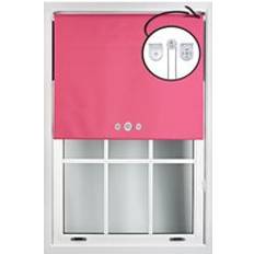 Curtains & Accessories Furnished Blackout Roller Blinds with Triple Round Eyelets and Metal Fittings 190cm width x 165cm Drop