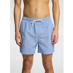 Selected Badkläder Selected Slhcooper Seersucker Swimshorts - Blå