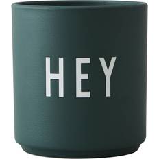 Stapelbara Koppar Design Letters Favorite Hey Dark Green Mugg 25cl