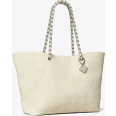 Tory Burch Handväskor Tory Burch Ella Terry Chain Tote - Pearl