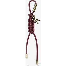 Michael Kors Berlocker & Hängen Michael Kors Braided Logo Key Chain Mulberry - Mulberry