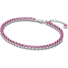 Pandora Glittrande Tennisarmband - Rosa