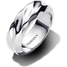 Pandora Räfflad Bred Bandring