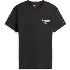 Cotton Regular Fit Short Sleeve Logo Graphic T-Shirt - Black
