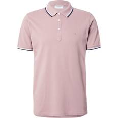 Lindbergh Polotrøjer Lindbergh Contrast Piping Poloshirt - Berry