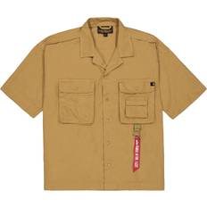 Alpha Industries Shirts Alpha Industries Aloha Safari Short Sleeve Shirt - Khaki