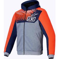 Alpinestars Motorcykeljackor Alpinestars MM93 Chrome V2 Sport Motorcycle Zip Hoodie - Chrome