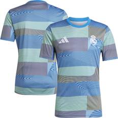Supporterprodukter adidas Real Madrid 25/26 Opvarmningstrøje Blue Bird XL