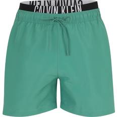 Calvin Klein Green Swimwear Calvin Klein Double Waistband Swim Shorts - Intense Power
