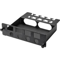 4 Port Patchpanel RJ45 Keystone BNC Koaxial Frame