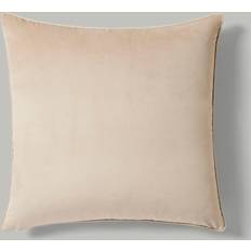 Dunelm Recycled Velour Square Cushion Cover Natural (55x55cm)