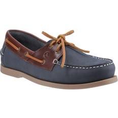 Boat Shoes Sperry Men's Tacoma Leather Boat Shoes - Navy/Brown