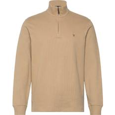 Ralph Lauren M Tröjor Ralph Lauren Estate-Rib Quarter-Zip Pullover - Beige