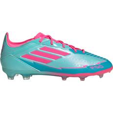 adidas F50 Messi Elite FG Junior Firm Ground Soccer Cleat Flash - Aqua/Lucid Pink