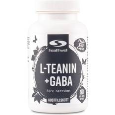 Gaba kapsler Healthwell L-Teanin + Gaba 90 stk