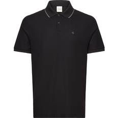 Calvin Klein Black Polo Shirts Calvin Klein Pique Polo T Shirt - Black