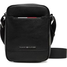 Tommy Hilfiger Crossbody Bags Tommy Hilfiger Metal Logo Crossbody Reporter Bag - Black