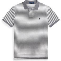 Polo Ralph Lauren Jersey Pikétröjor Polo Ralph Lauren Custom Slim Fit Striped Mesh T-shirt - Marinblå