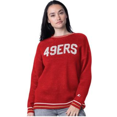 Women's San Francisco 49ers Oversized On the Ball Intarsia Knit Pullover Sweater XL