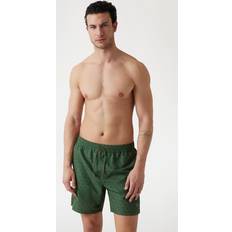 Guess Swimwear Guess Twill Swim Trunks - Green