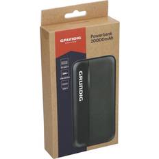 Powerbank 20000mAh med 2 x USB 1 x USB C