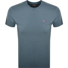 Napapijri Salis Sum Logo T Shirt - Grey