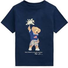 Polo Ralph Lauren Barnkläder Polo Ralph Lauren Bear Cotton Jersey Tee - Marinblå