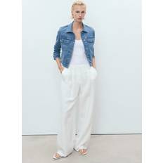 Mango Outerwear Mango Pockets Denim Jacket - Medium Blue