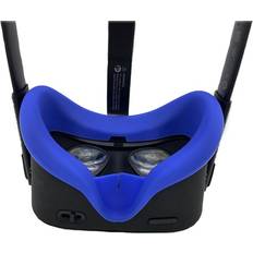 VR - Virtual Reality Qurk Sweat-resistant lightweight and washable silicone eye pads for oculus quest vr headset Blue