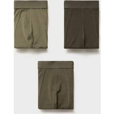 Mango Underwear Mango 3-Pack Combined Briefs - Khaki
