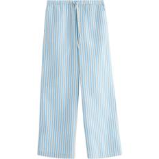 Lindex Trousers & Shorts Lindex Straight Trousers In Seersucker