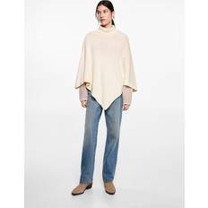 Capes & Ponchos Mango Knit Poncho - Off White