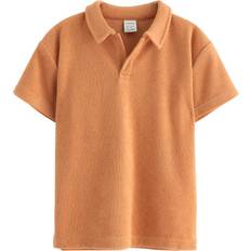 Kids' Terry T-Shirt - Dark Beige