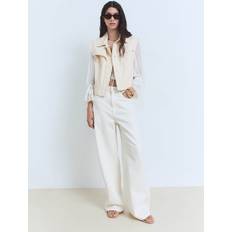 Mango Veste Mango Erin Vest - Creme