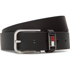 Tommy Hilfiger Belts Tommy Hilfiger Logo Plaque Leather Belt