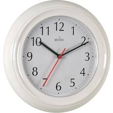 Plastic Clocks Acctim Wycombe White Wall Clock 22cm