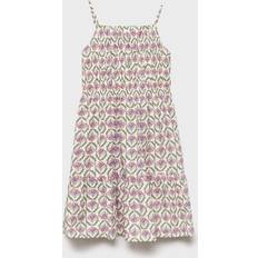 M Dresses Children's Clothing Mango Midi Printed Dress - Pink