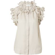 Dame - Grå Bluser Copenhagen Muse CMNATULI-SHIRT - Oyster Gray