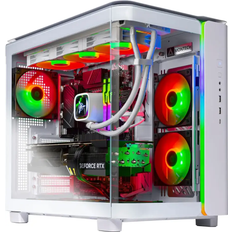 Skytech Gaming KING95 Gaming PC - AMD Ryzen 7 9700X - 32GB Memory - NVIDIA RTX Geforce 5070 - 2TB NVMe SSD - White