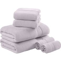 Towels Madison Park Signature Turkish Cotton Towel Purple (147.32x76.2cm)
