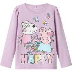 Name It Gurli Bluse Fiffi Orchid Bloom - Gris