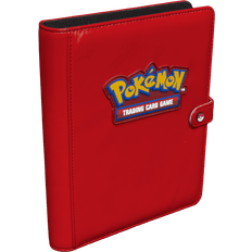 Ultra Pro Premium Red 4 Pocket Snap Binder for Pokémon