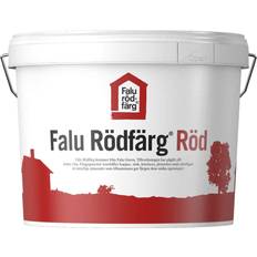 Falu Rödfärg Träfärger - Utomhusfärger Målarfärg Falu Rödfärg Original Träfärg Red 5L